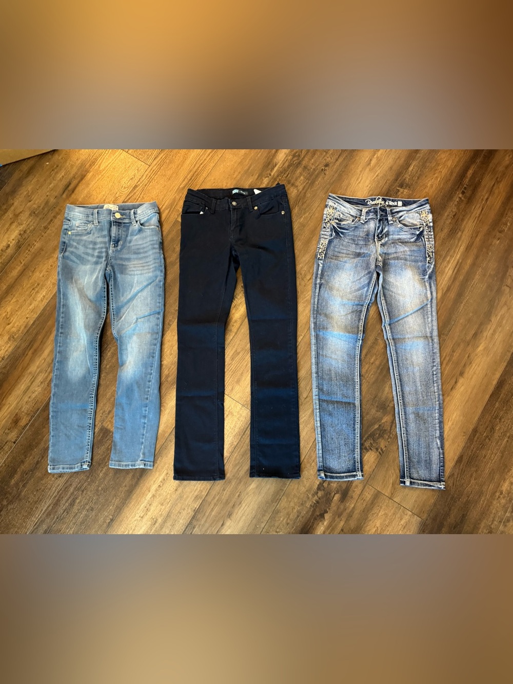 Girls denim jeans bundle size 12